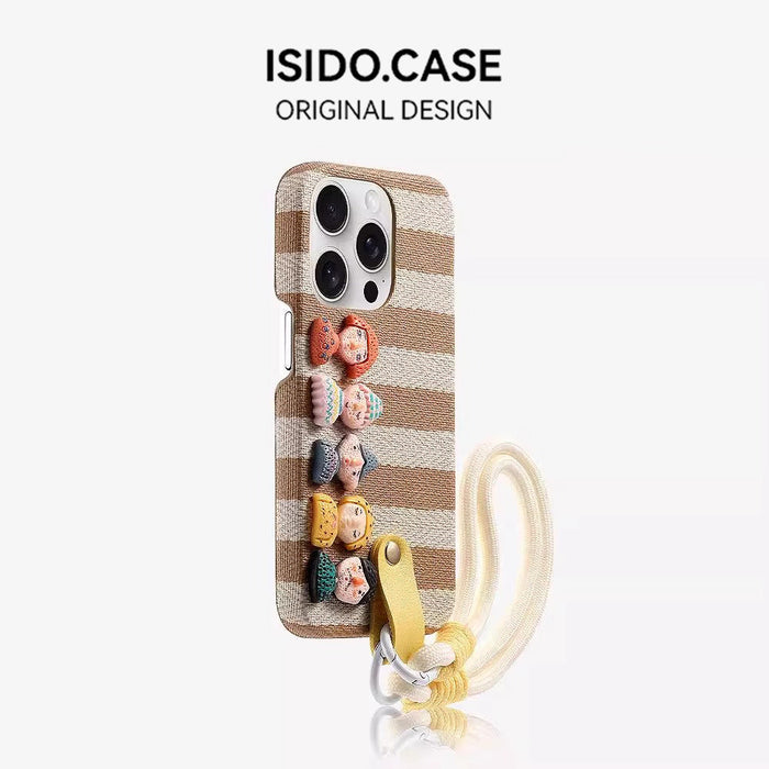 Striped Doll Suitable For Phone Case New Advanced Sense