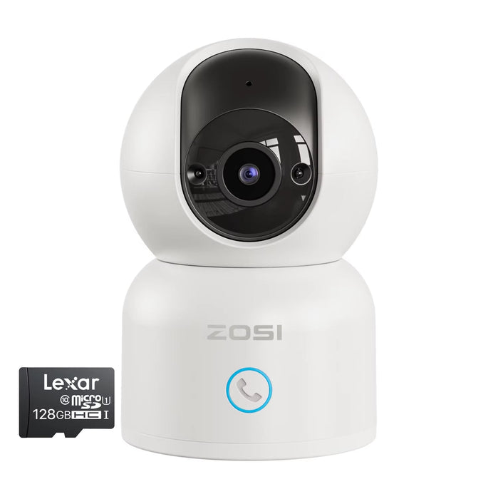 Indoor Pan/Tilt Smart Security Camera C518 2K 360 Degree Baby Pet Monitor 2.4G/5G Dual-Band Wifi Home Cam with Phone APP