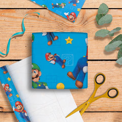 6M Wrapping Paper, Super Mario Bros., 3-Pack, 2M per Roll