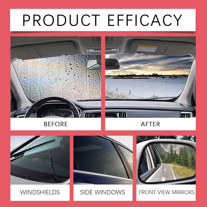 Automotive Oil Film Cleaning Brush, Glass Cleaning Board, Glass Cleaning Board for Car, Car Window Cleaner, Car Glass Cleaner, Windscreen Cleaner, Car Oil Film Cleaning Brush (2 Pack)