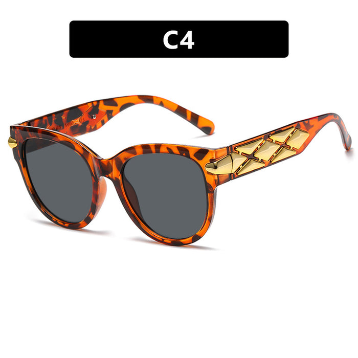 Large frame cat eye sunglasses personalized sunglasses