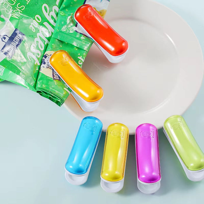 Joie Rainbow Bag Clips 3Pcs/6Pcs Moisture Proof Food Sealer Plastic Food Preservation Sealing Clip Kitchen Tool Durable
