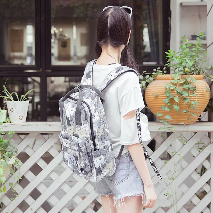 New Female Fashion Lady High Capacity Waterproof College Backpack Trendy Women Laptop School Bags Cute Girl Travel Book Bag Cool