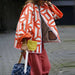Autumn Winer Women Coat Geometric Print Casual Jackets for Women Fashion Long Sleeve Outerwear
