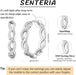 Sterling Silver Hoop Earrings for Women Lightweight Silver Hoops Earrings for Women Twisted Hoop Earrings with Cubic Zirconia Hypoallergenic Small Silver Hoop Earrings