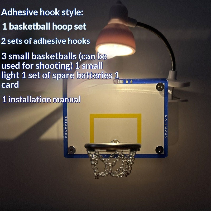 Basketball Hoop Mini Shooting Basket Night Light