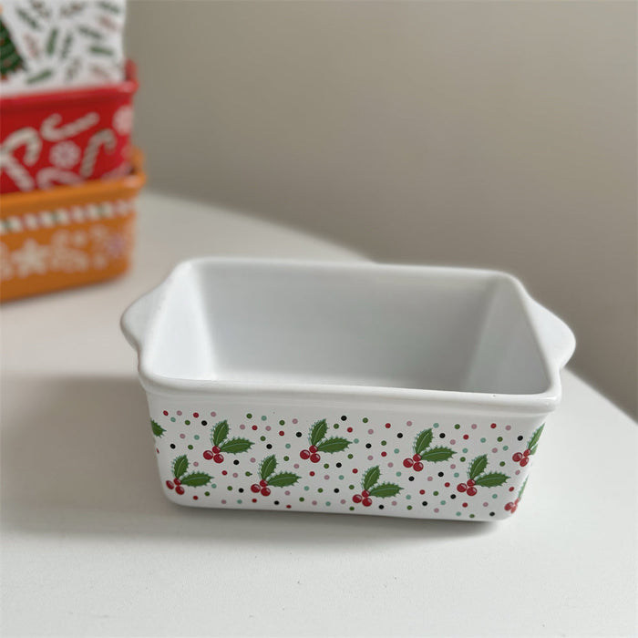 Christmas Tableware Gingerbread Man Berry Baking Tray