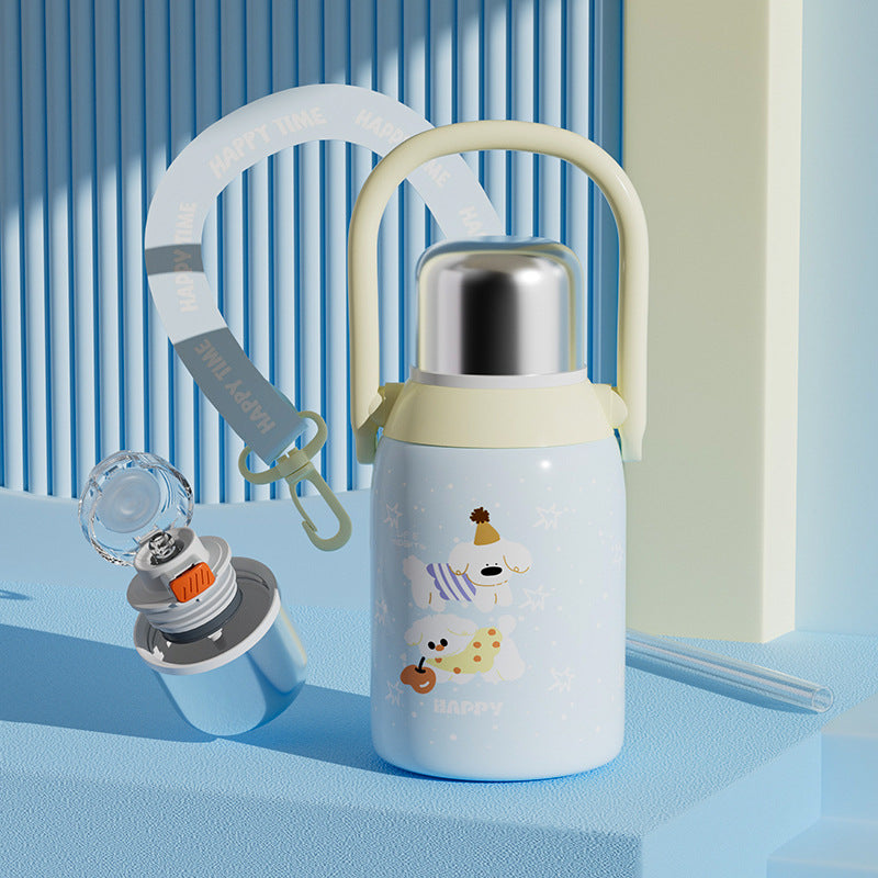 316 Stainless Steel Straw Large-capacity Insulated Cup