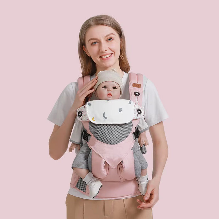 Ergonomic Omni 360 All-Position Baby Carrier for Newborn to Toddler with Lumbar Support (7-45 Pounds) Ideal for Hands-Free