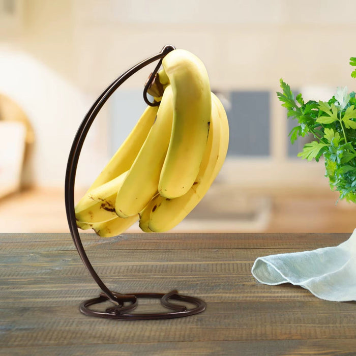 Banana Stand Display Storage Rack Multipurpose Kitchen Accessories Banana Hanger Stand for Home Countertop Kitchen Dining Table
