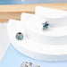 Silver Charms for Bracelets - Summer Ocean Sea Star Pendant with DIY Cube Zirconia Beads, Fashion Jewelry Suitable for Pandora Bracelet Making, DIY Gifts for Women and Girls 2PCS