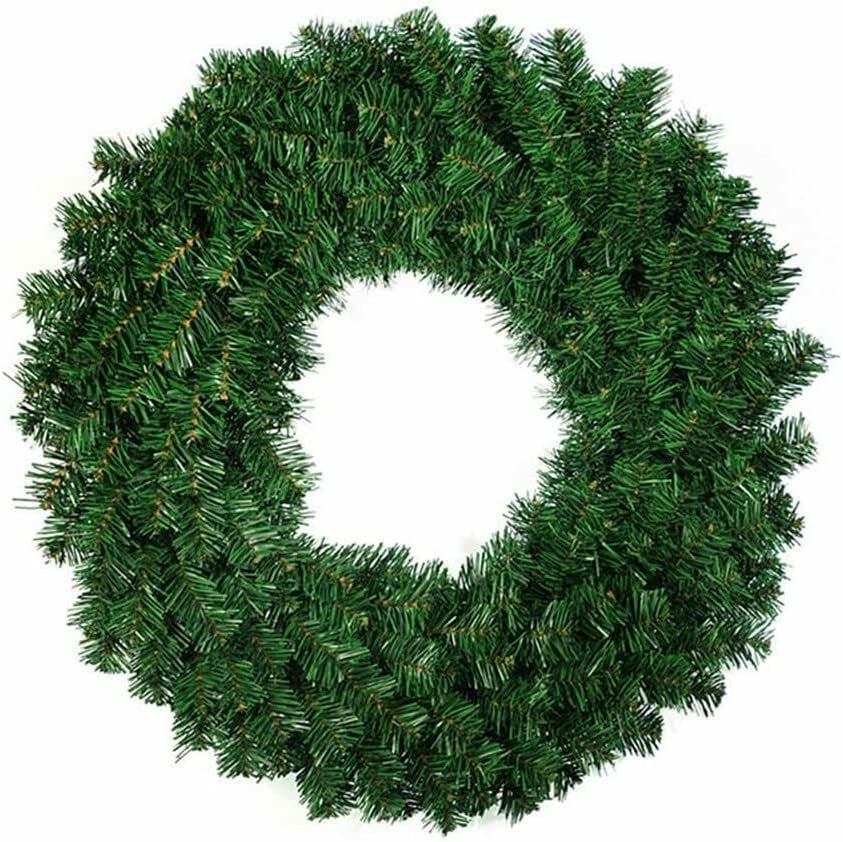 Plain Artificial Green Spruce Wreath Rings for DIY Christmas Pine Wreath Xmas Door Craft
