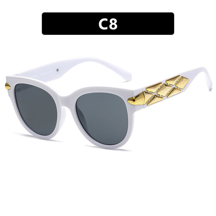 Large frame cat eye sunglasses personalized sunglasses