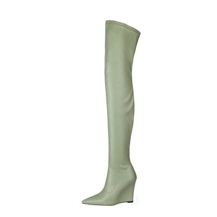 Elegant Woman Thigh High Botas Outdoor  Over-knee Boots