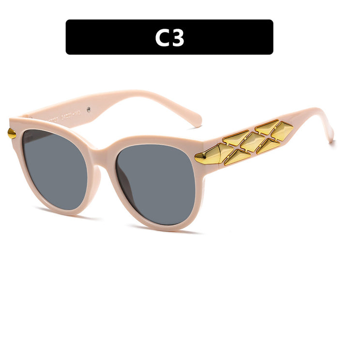 Large frame cat eye sunglasses personalized sunglasses