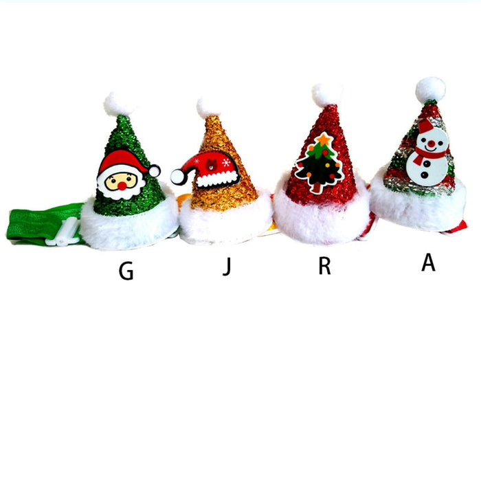 Pet Cat Dog Caps Cone Hat With Adjustable Strap Dog