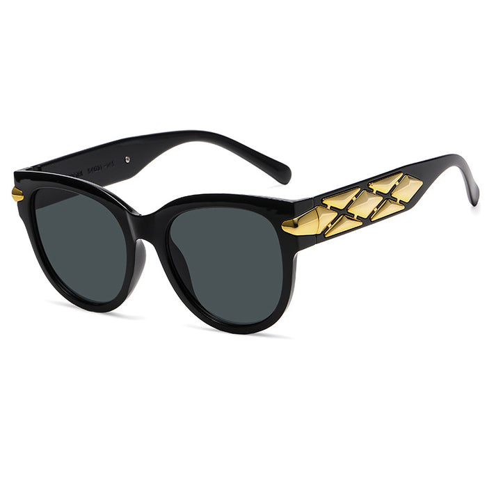 Large frame cat eye sunglasses personalized sunglasses