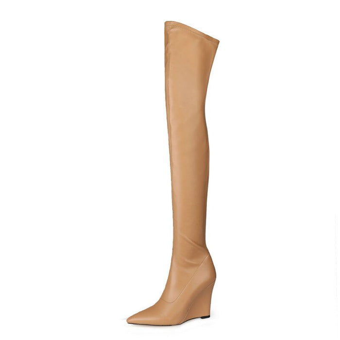 Elegant Woman Thigh High Botas Outdoor  Over-knee Boots