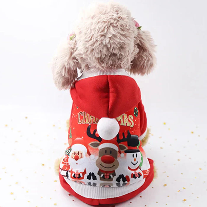 Christmas Dog Clothes For Small Large Dogs Pet Cat Costume