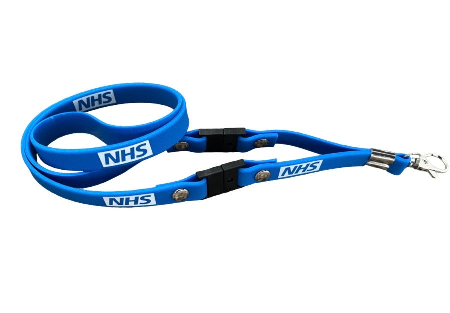 NHS Silicone Lanyards Easy to Sanitize - Few left in Stock