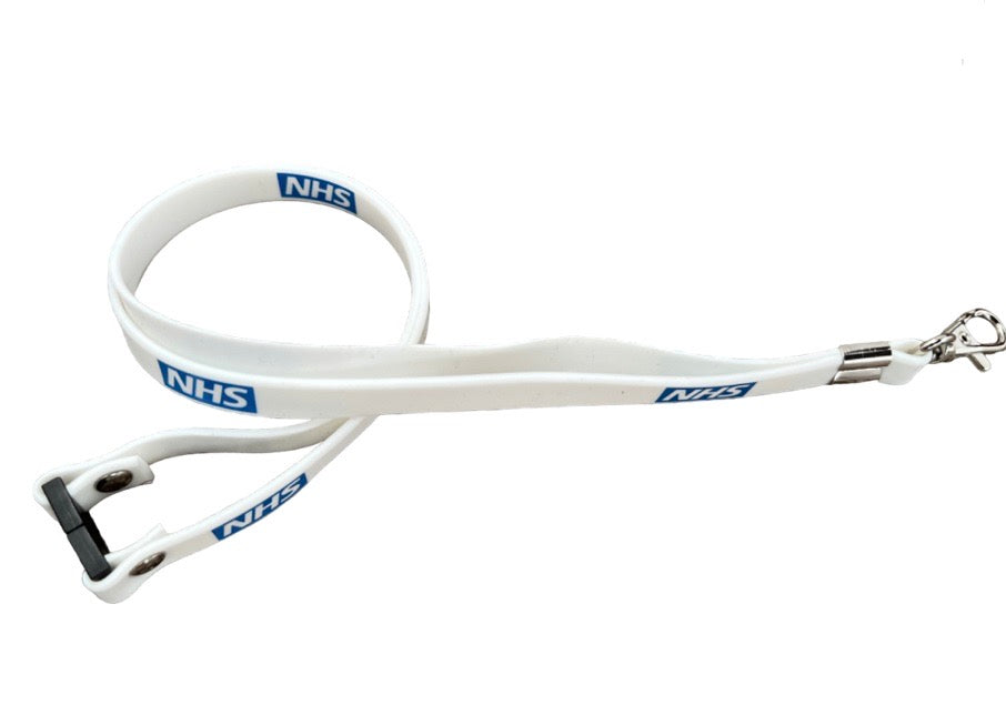 NHS Silicone Lanyards Easy to Sanitize - Few left in Stock