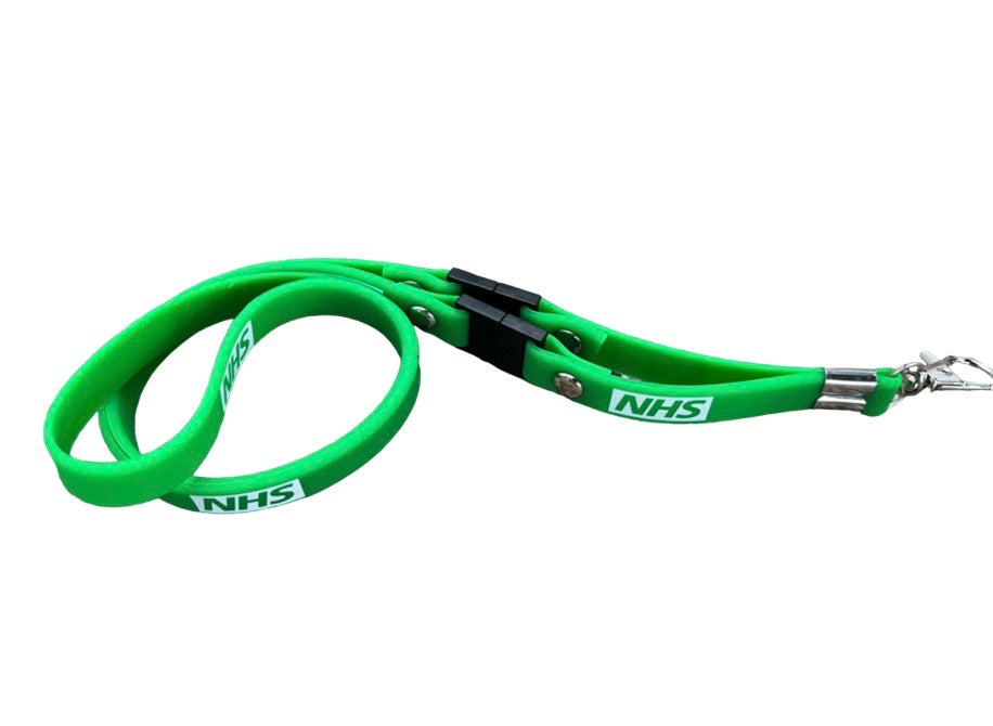 NHS Silicone Lanyards Easy to Sanitize - Few left in Stock