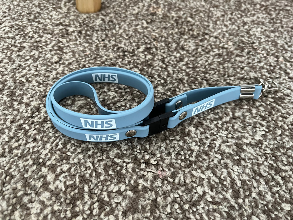 NHS Silicone Lanyards Easy to Sanitize - Few left in Stock
