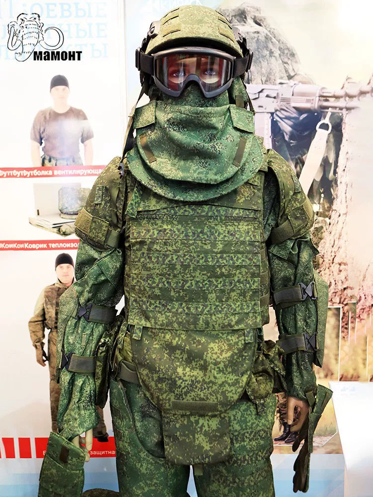 Russian Army 6B49 Replica Face Mask and Leg Armor, EMR Camo Toy