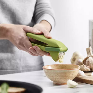 Manual Garlic Press Stainless Steel Kitchen Garlic Press Tool