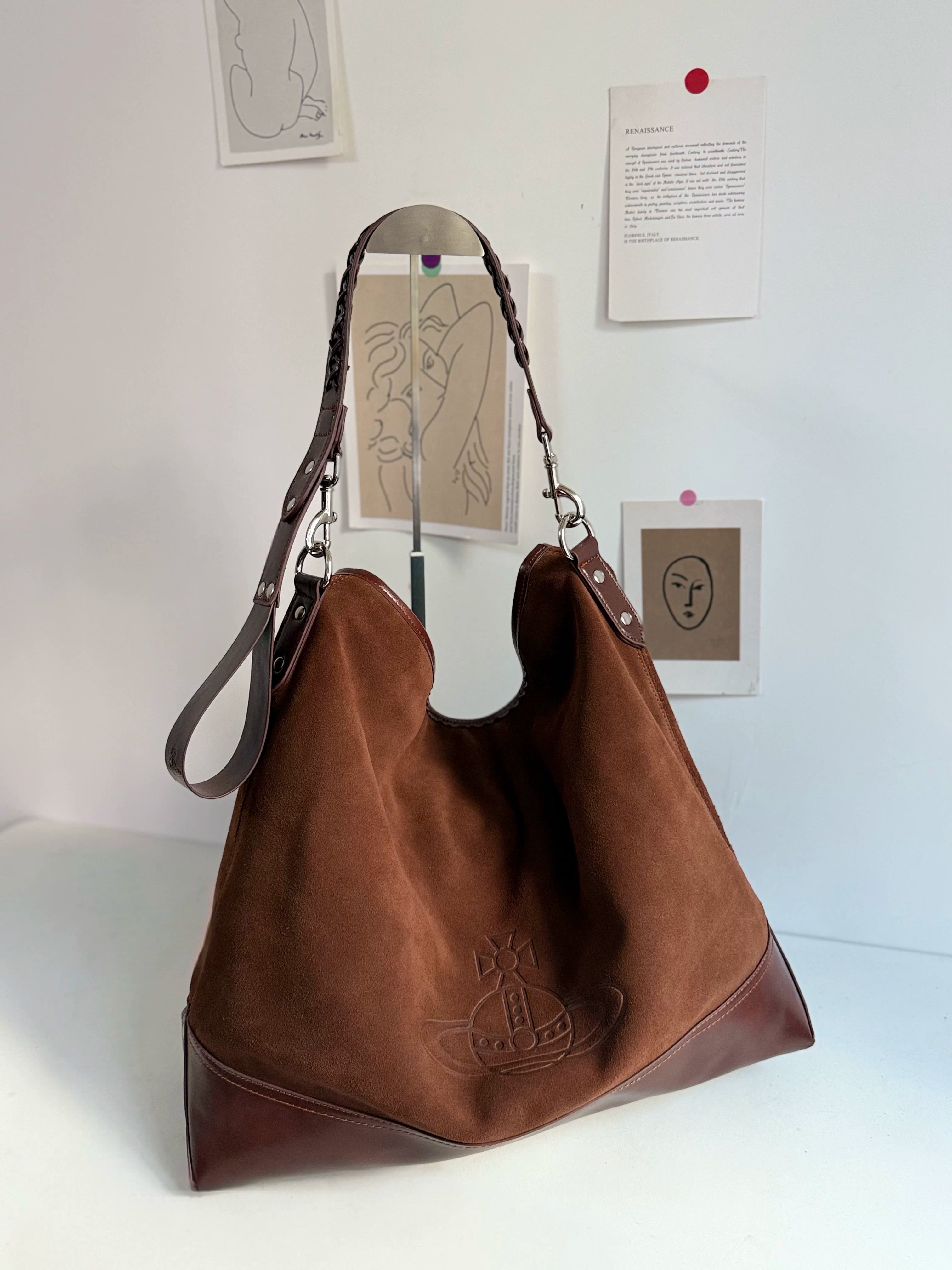Women's Vintage Saturn Hobo Tote Bag