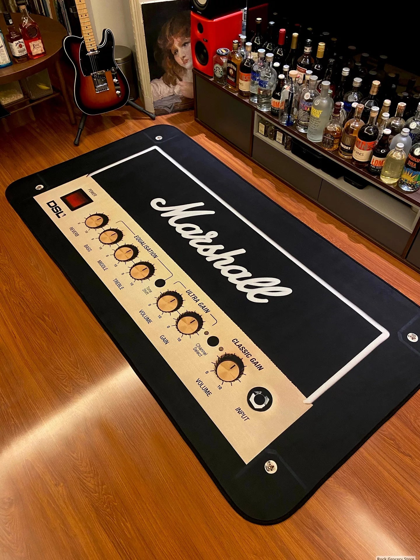 Marshall Guitar Shop Rug, Shock-Absorbing Instrument Repair Mat