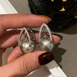 Australian White Pearl Earrings For Women