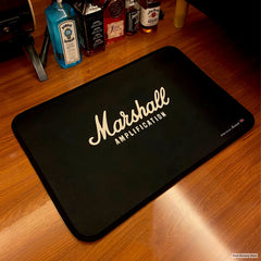 Marshall Guitar Shop Rug, Shock-Absorbing Instrument Repair Mat - 60x40cm Fabric
