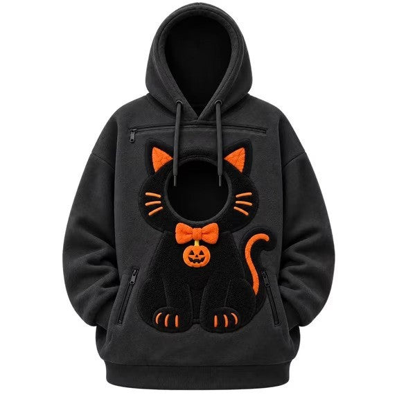 Christmas Theme Pet Hoodie With 3D Print — Pullover Dog Cat Hooded Sweatshirt - 11