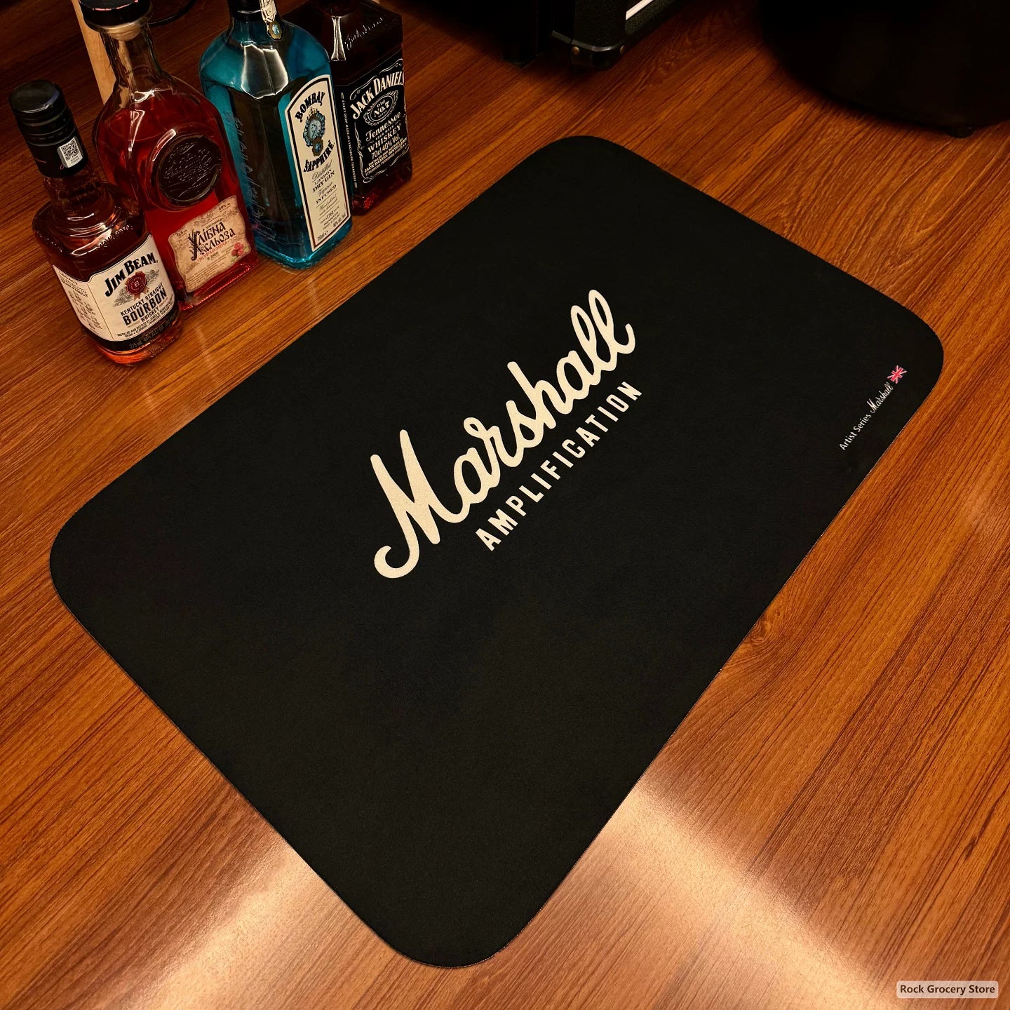 Marshall Guitar Shop Rug, Shock-Absorbing Instrument Repair Mat - 60x40cm Rubber Base