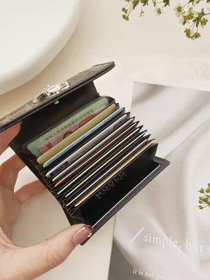 High-end cowhide card holder