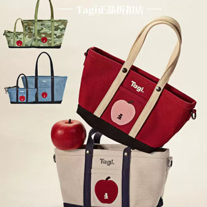 Tagi  Colorblock Design Large Capacity Messenger Bag