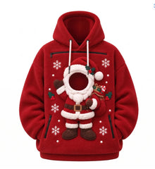 Christmas Theme Pet Hoodie With 3D Print — Pullover Dog Cat Hooded Sweatshirt - 01