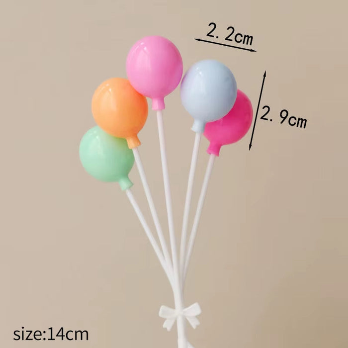 Ins Style Colorful Happy Birthday Letter Soft Gum Cake Decoration Candy Color Cake Topper Children'S Party Supplies Gifts