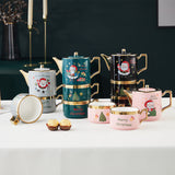 Northern European Ceramic Teapot Cup Set