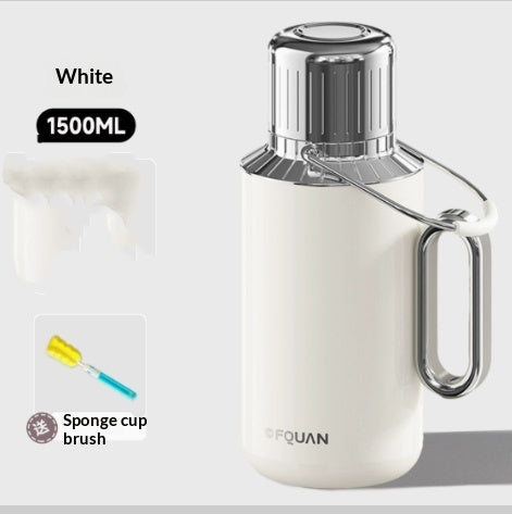 316 Stainless Steel Insulated Mug With Handle Design