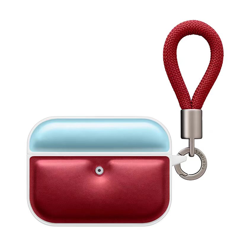 Earphone Protective Case Suitable For AirPods Pro 3rd GenerationAirPods 4321 Drop-resistant Shell With Metal Lanyard