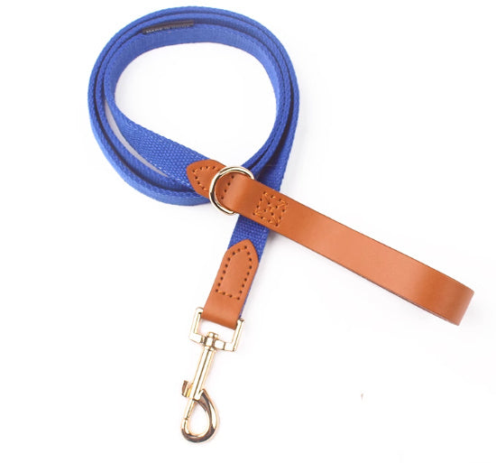 Canvas Hand Holding Rope Leather Stitching Collar Bow