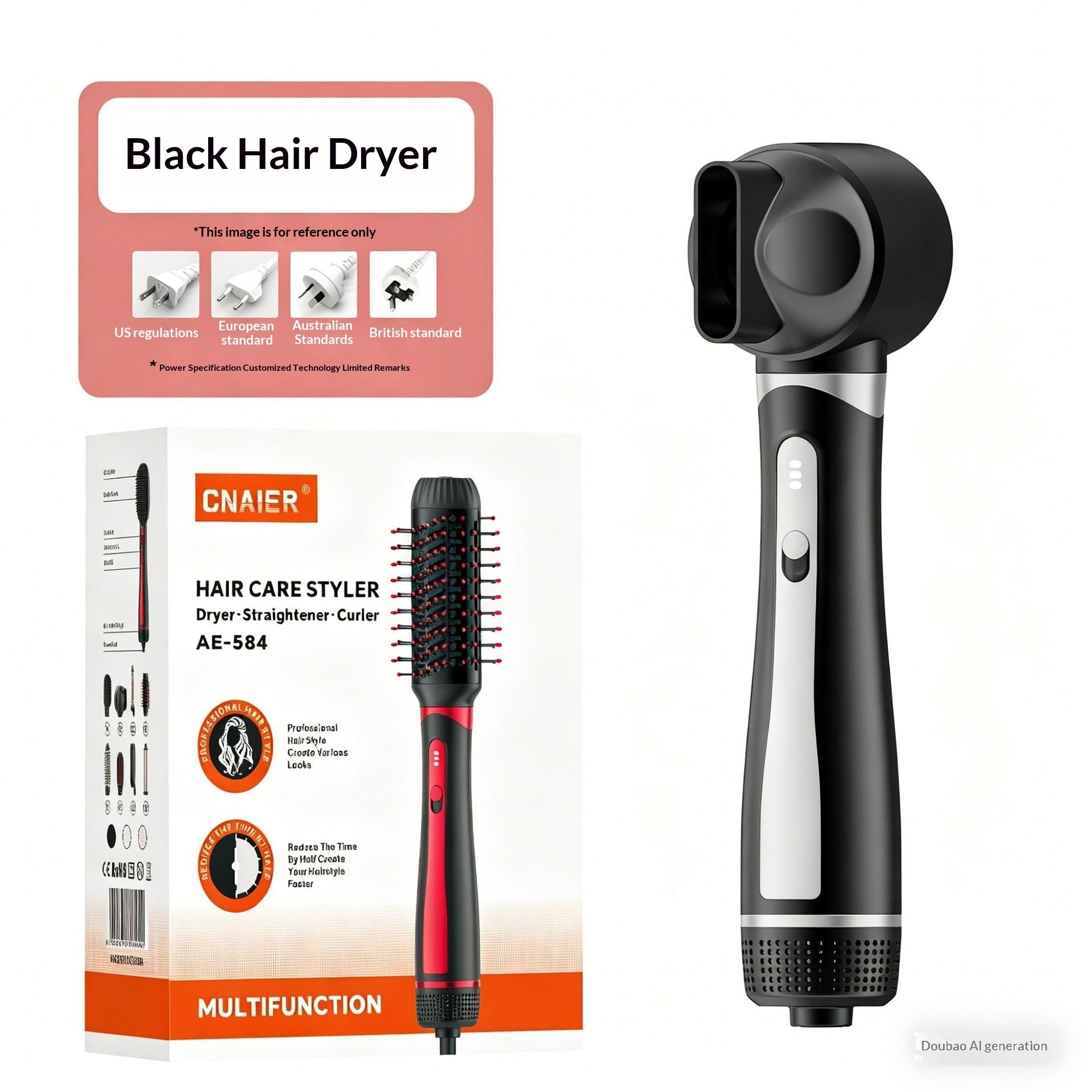 Dual-function Hair Straightener For Both Curling And Straightening