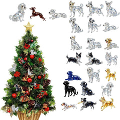 Crystal Dog Advent - Christmas Calendar 2025, 2D Acrylic Decor, 24 Days Dog, Lov