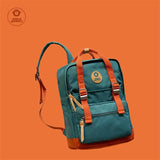 Brand Men'S and Women'S Canvas Computer Backpack Macaron Color Splash Proof Student School Travel Japanese Style Backpack