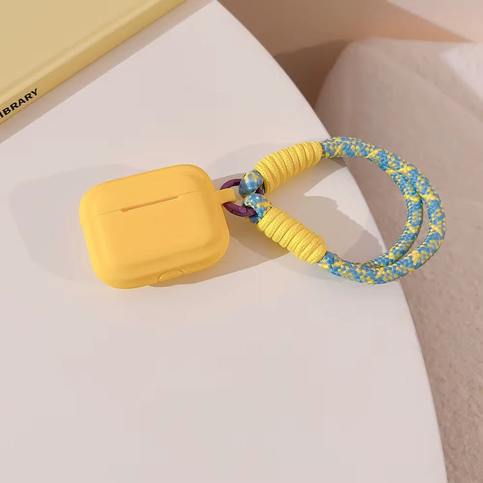 Case for Apple Airpods 1 2 3 4 Pro 3Rd Generation Case Cute with Strap Fundas Earpods Soft Cover for Airpods Pro 2 Case Silicone