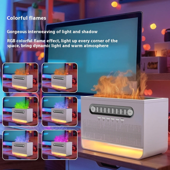 White Noise Bluetooth Speaker Desktop Colorful