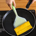 Transparent Two-Color Silicone Wide Mouth Frying Spatula Translucent Jade Cooking Spatula Kitchen Utensils Silicone Spatula