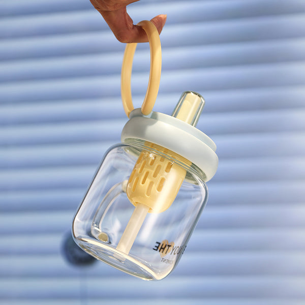 Women's Large-Capacity New-Style Glass Drinking Cup